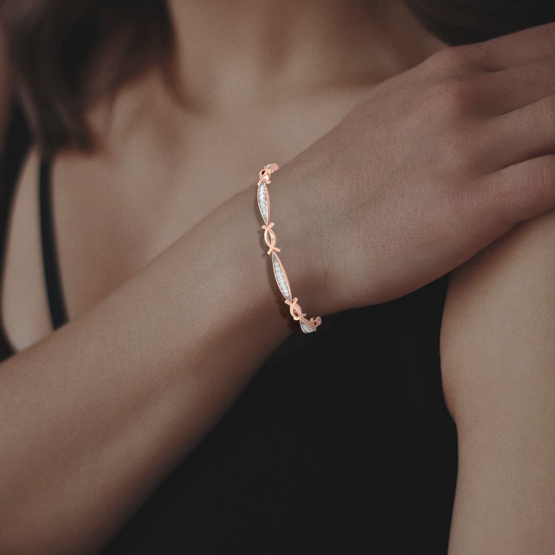 Naira Flickering Diamond Bangles