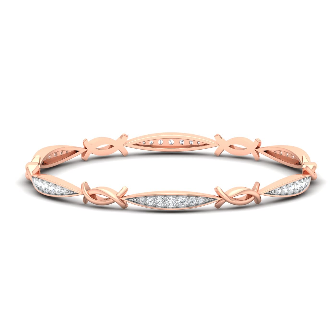 Naira Flickering Diamond Bangles