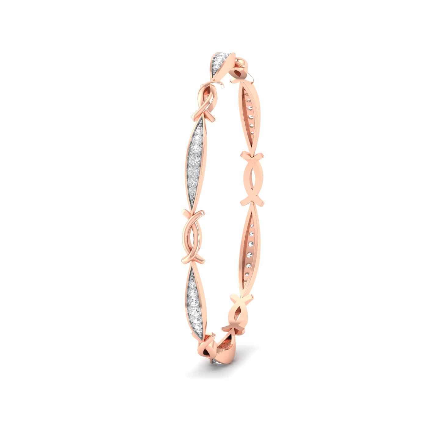 Naira Flickering Diamond Bangles