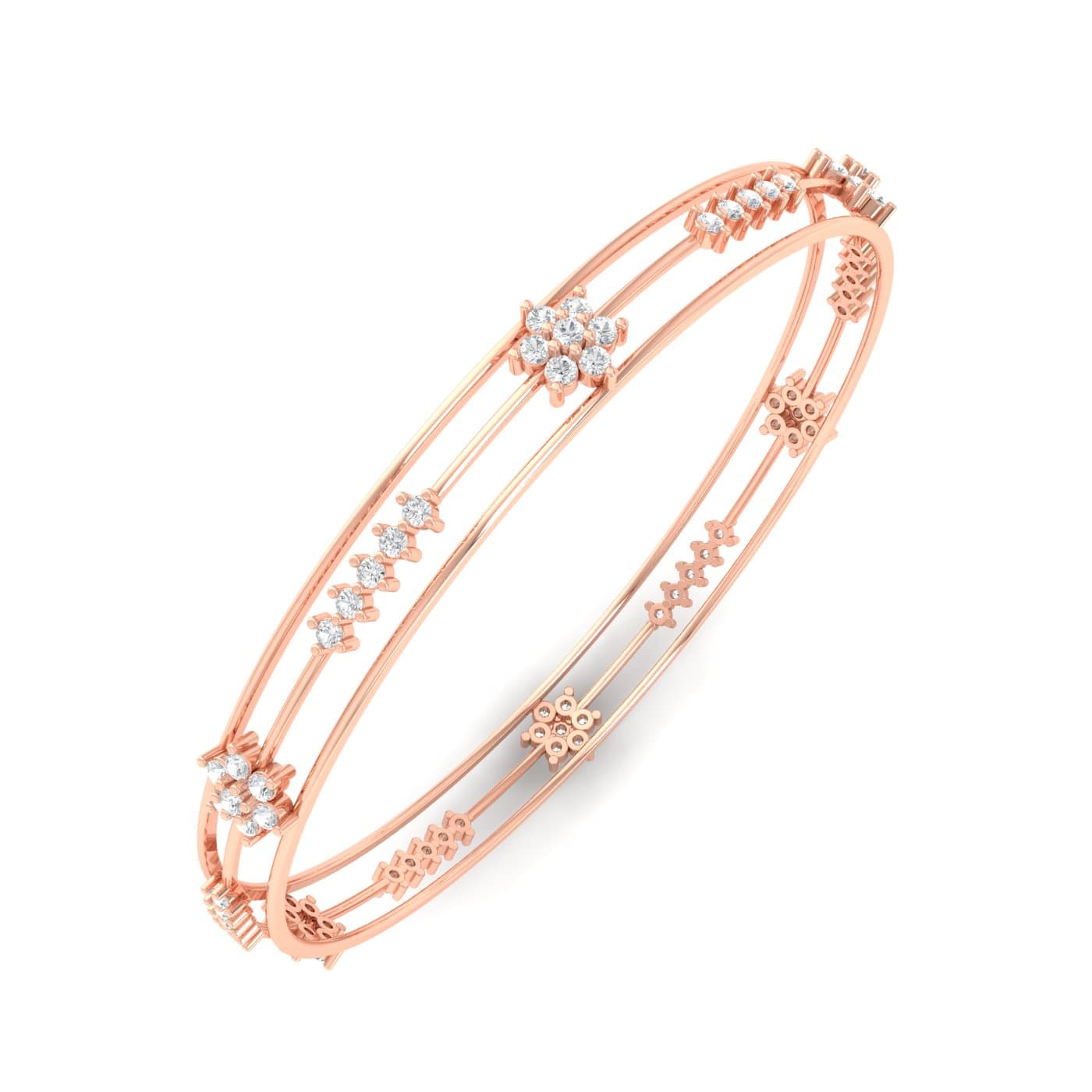 Nora Glamorous Diamond Bangles
