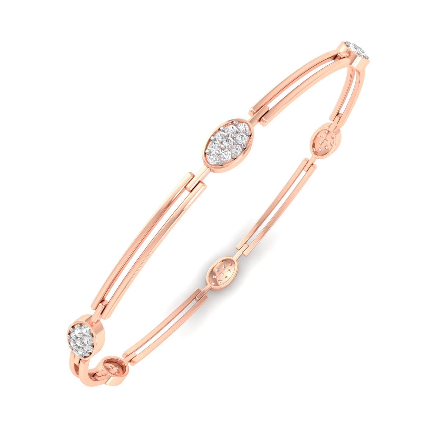 Mahera Dazzle Diamond Bangles