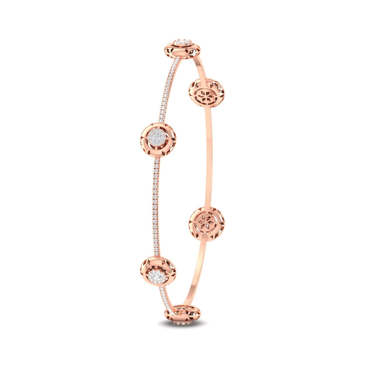 Radiant Diamond Bangles
