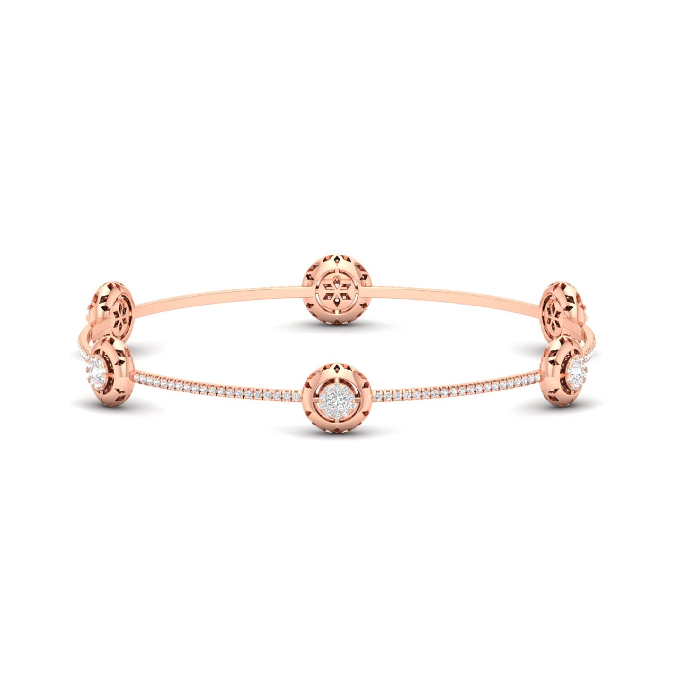 Radiant Diamond Bangles