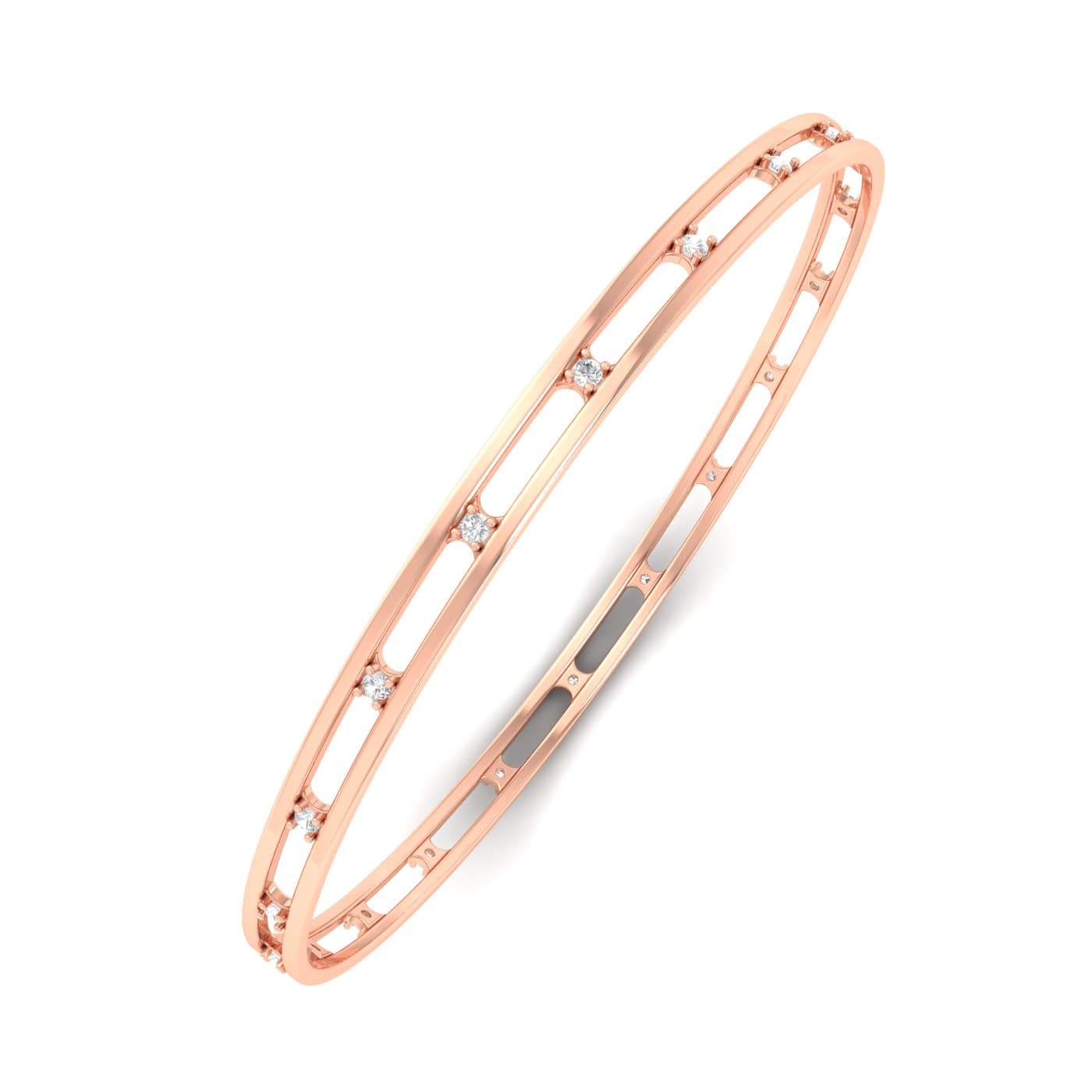 Twin Diamond Bangles