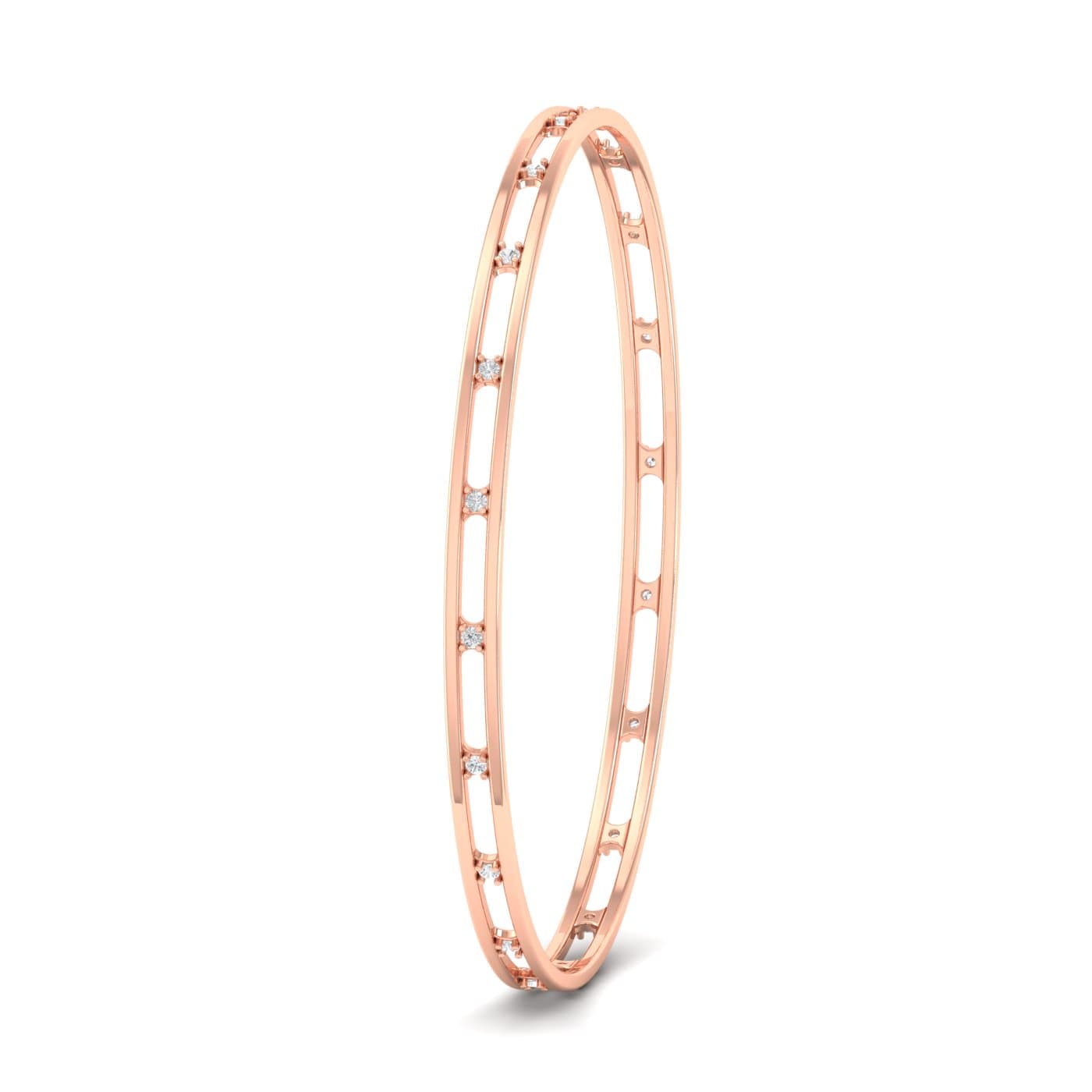 Twin Diamond Bangles
