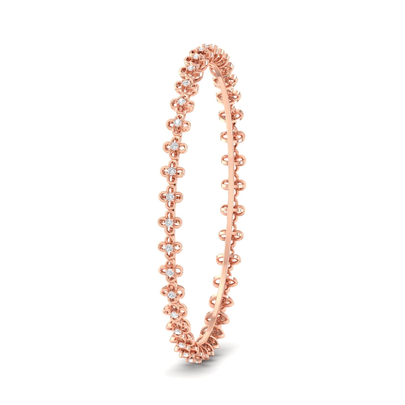Hiral Fleur Diamond Bangles