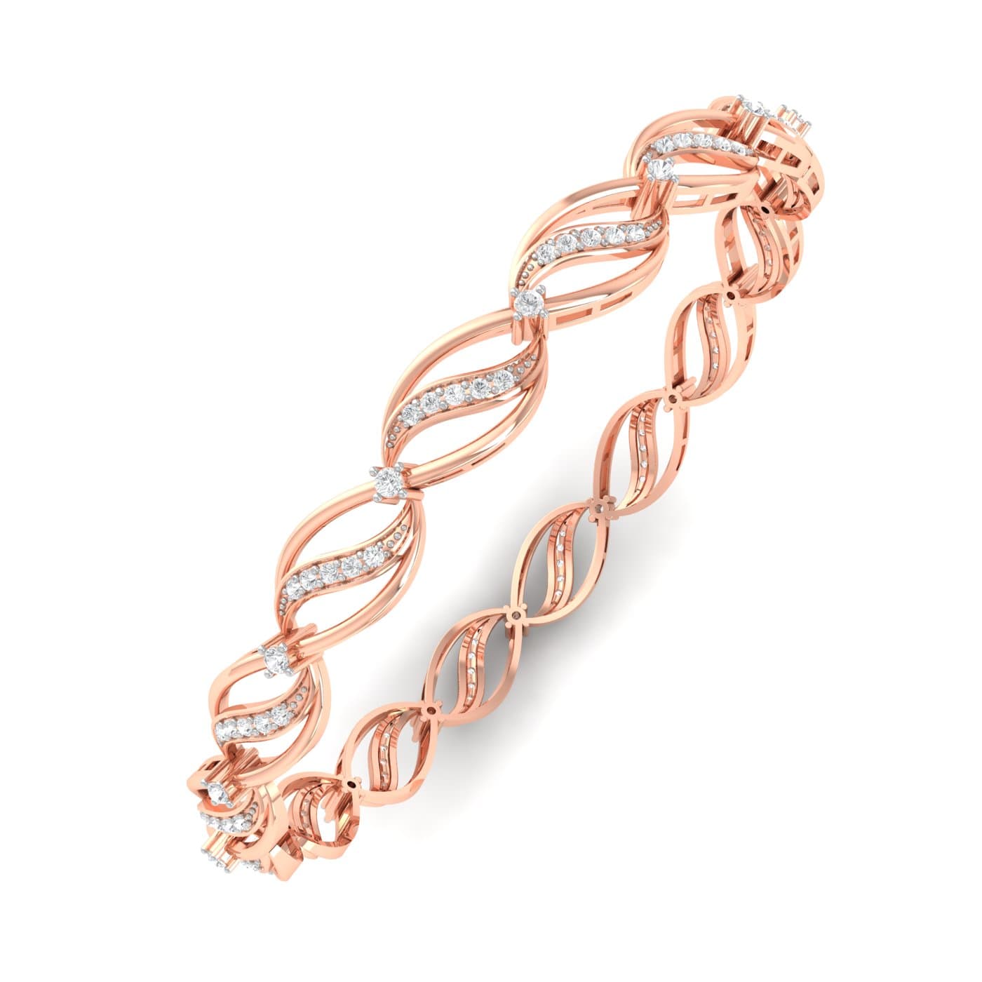 Naira Glorious Diamond Bangles