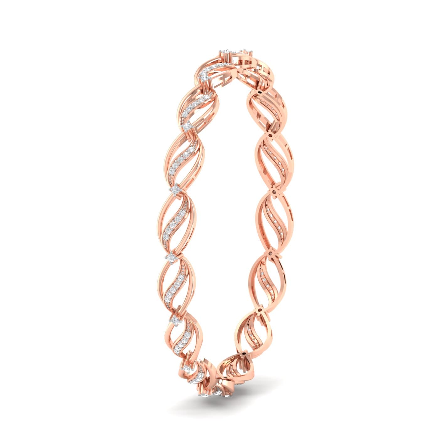 Naira Glorious Diamond Bangles