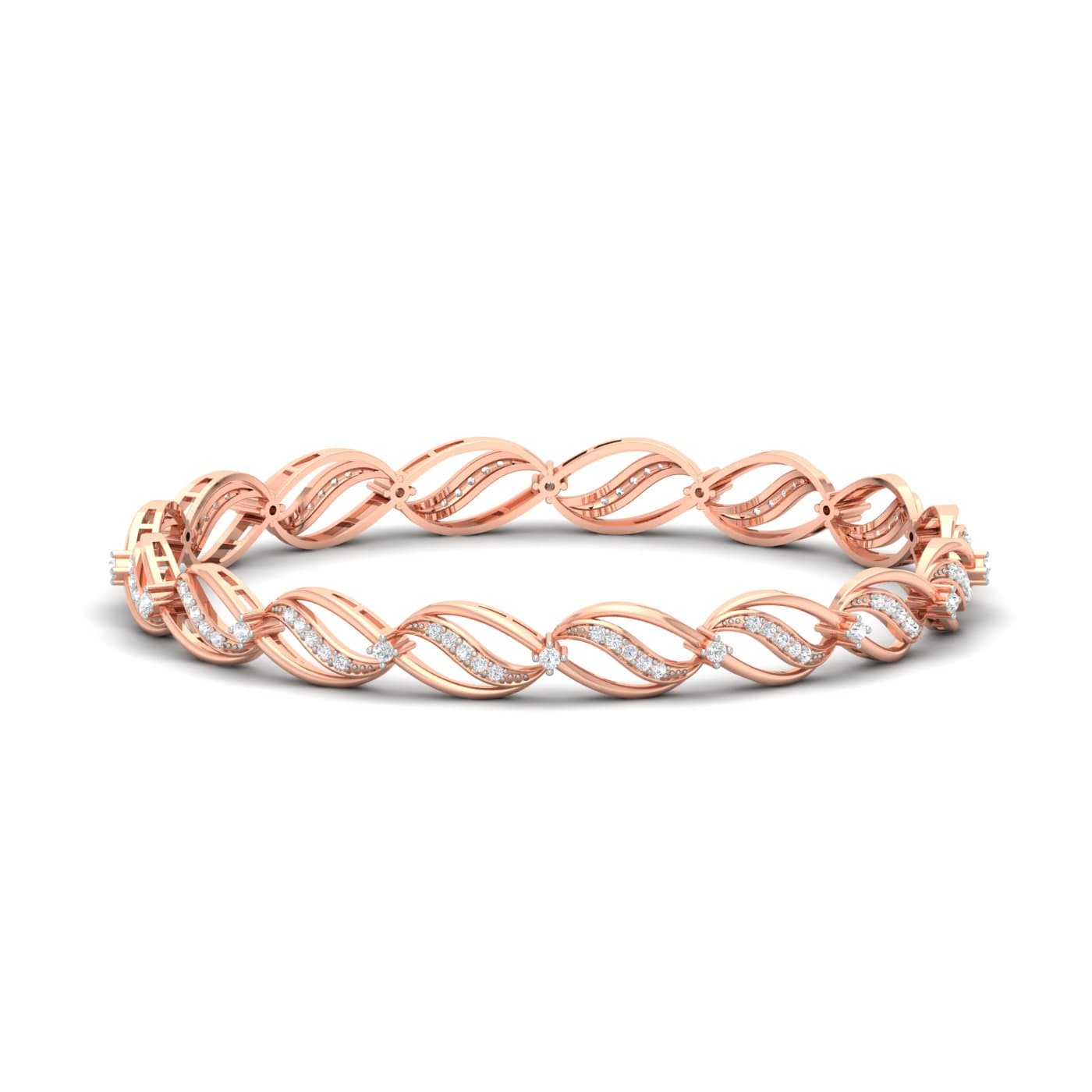 Naira Glorious Diamond Bangles