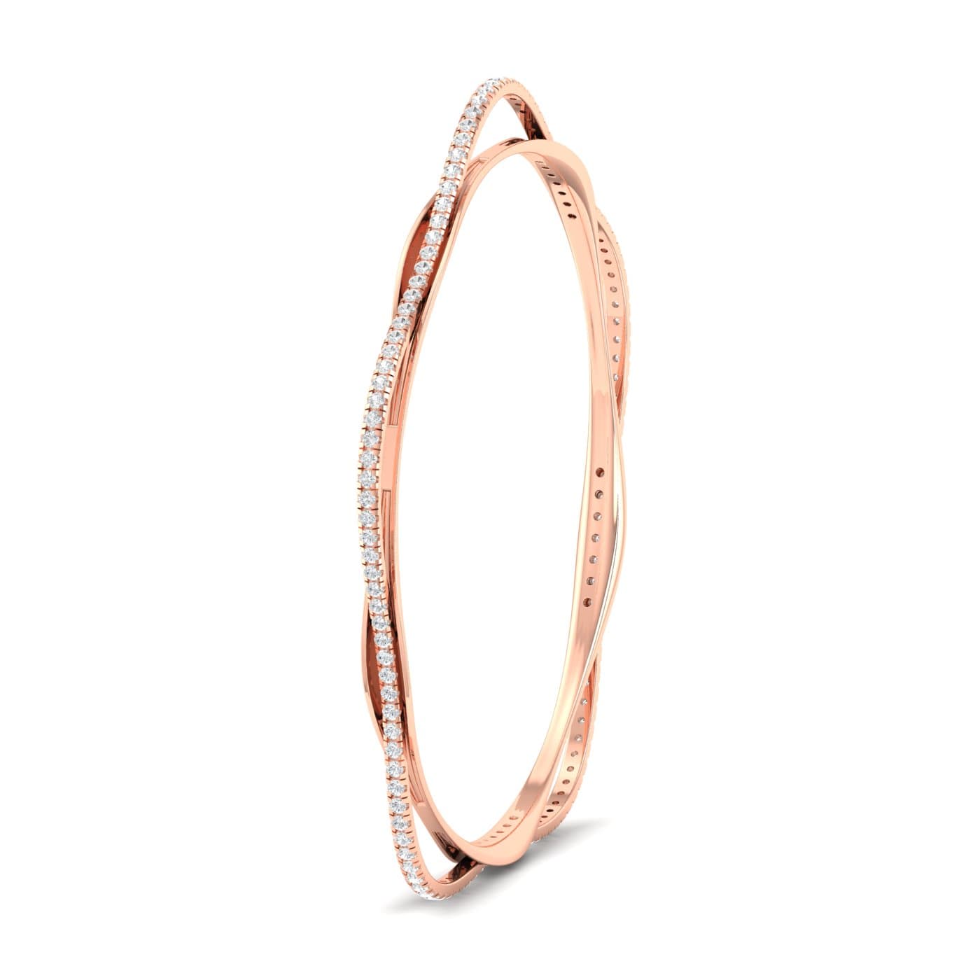 Aditi Flora Diamond Bangles