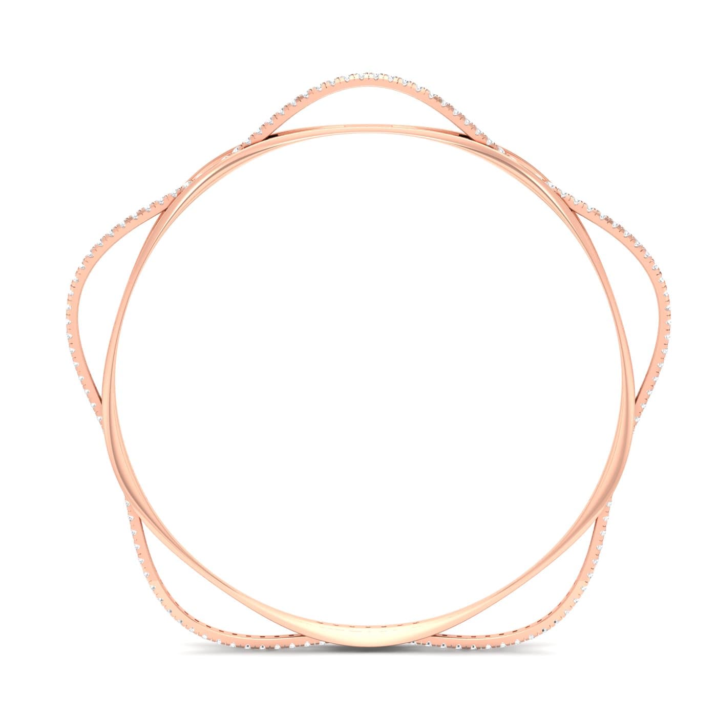 Aditi Flora Diamond Bangles