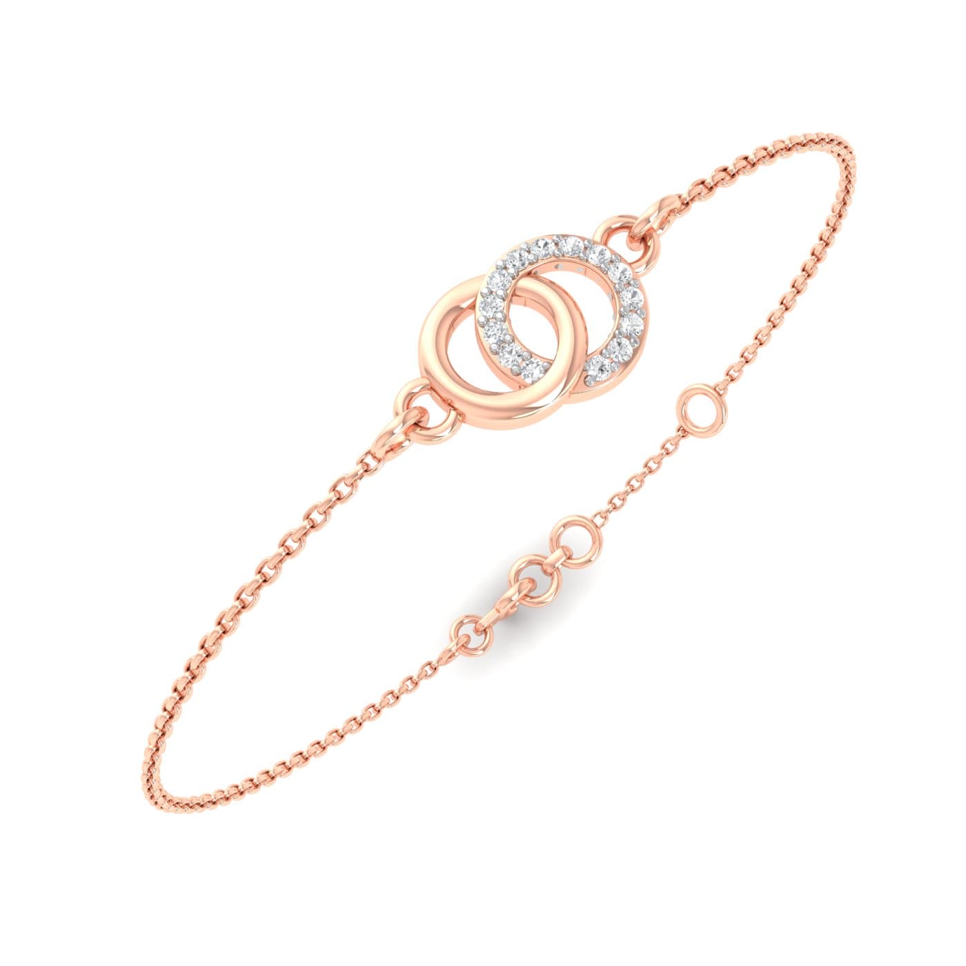 Round Chain Diamond Bracelet