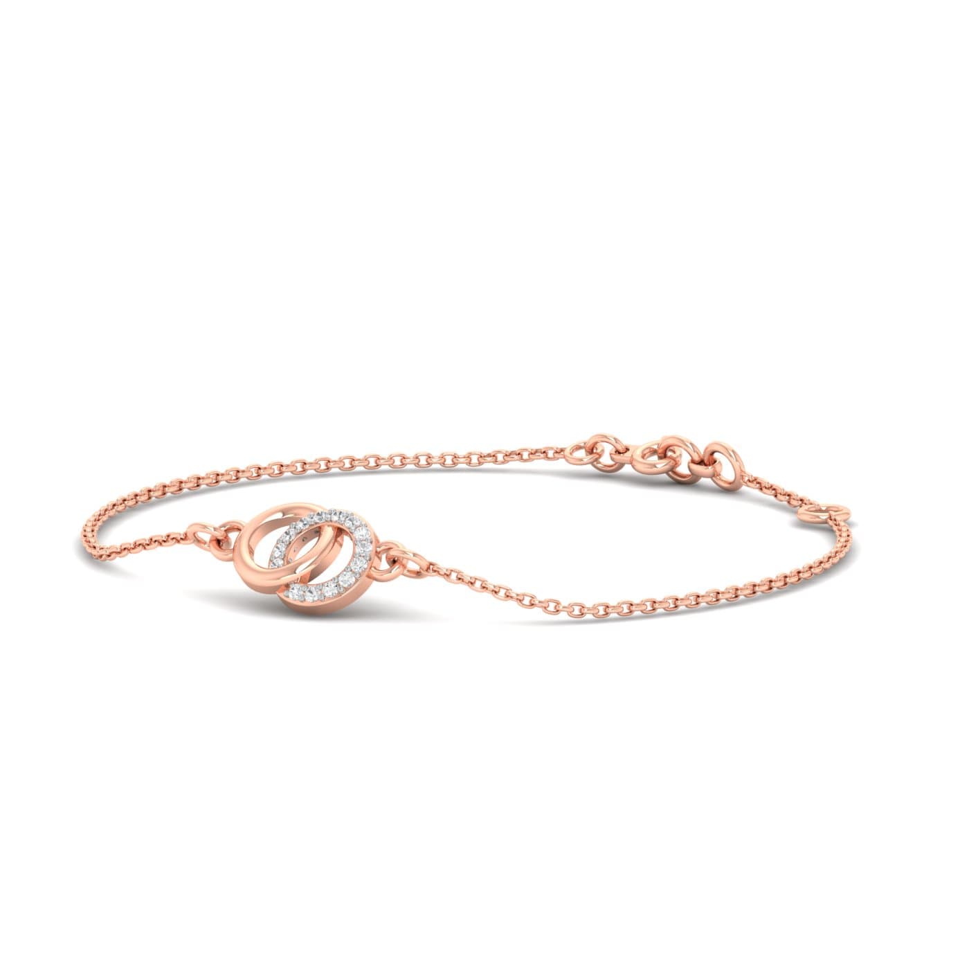 Round Chain Diamond Bracelet