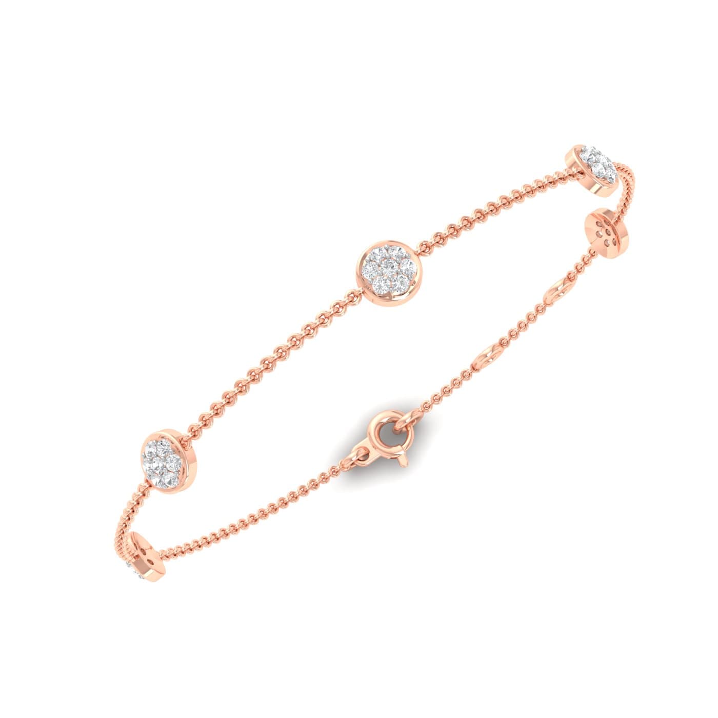 Ripple Diamond Bracelet