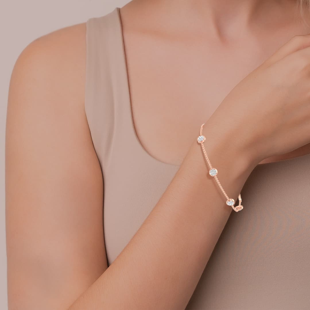 Ripple Diamond Bracelet