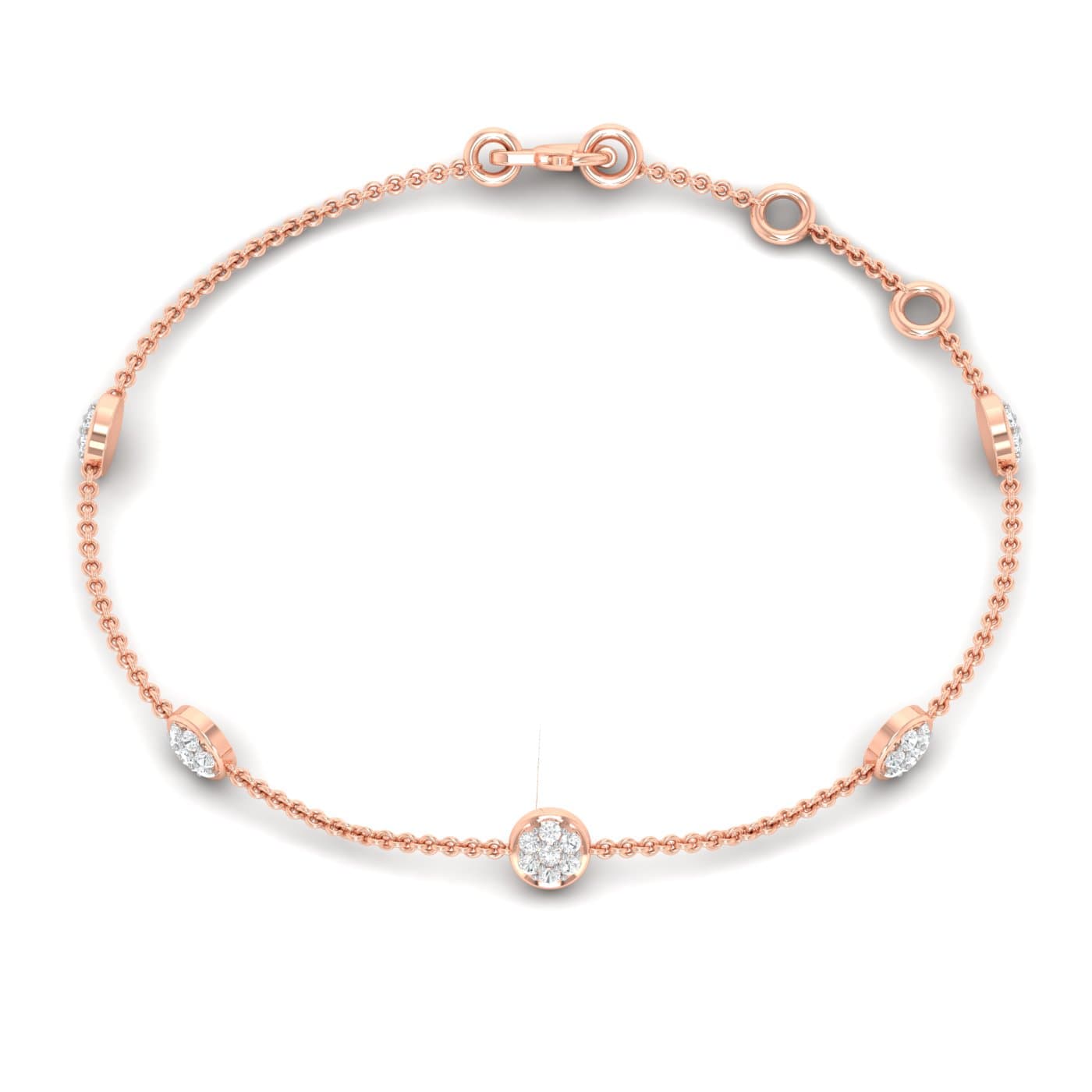 Ripple Diamond Bracelet