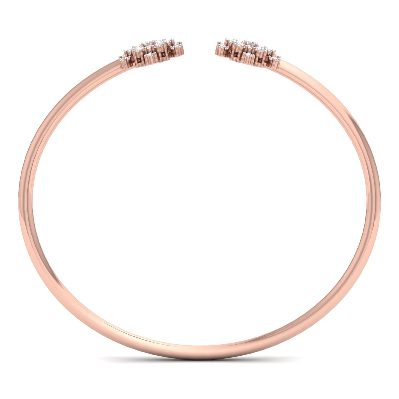 Dual Bloom Fleur Diamond Bracelet