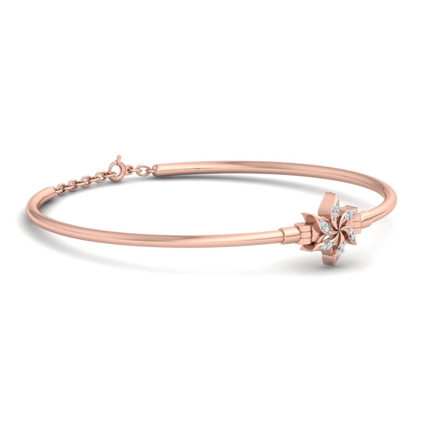 Dazzling Fleur Diamond Bracelet