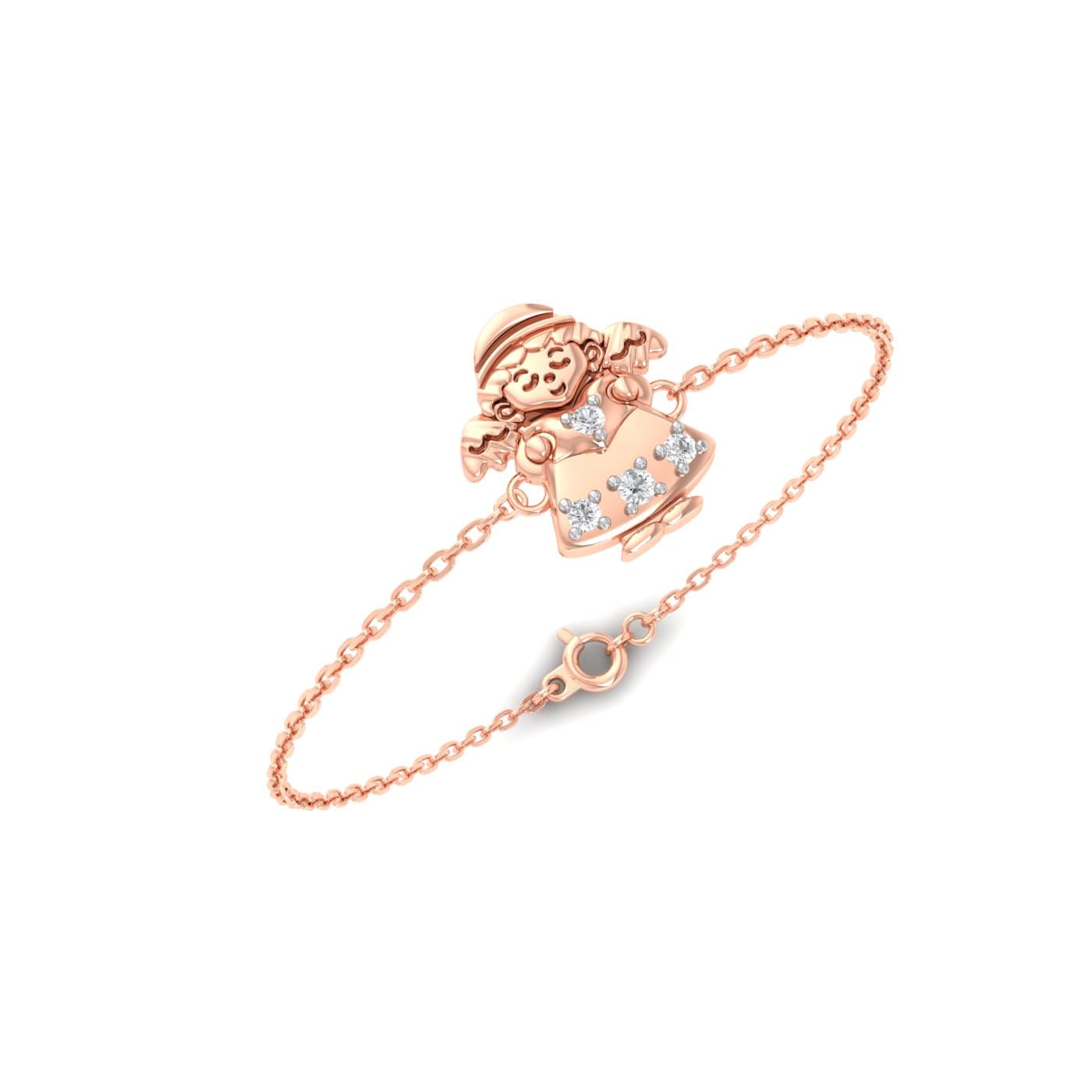 Angle Baby Gold Bracelet
