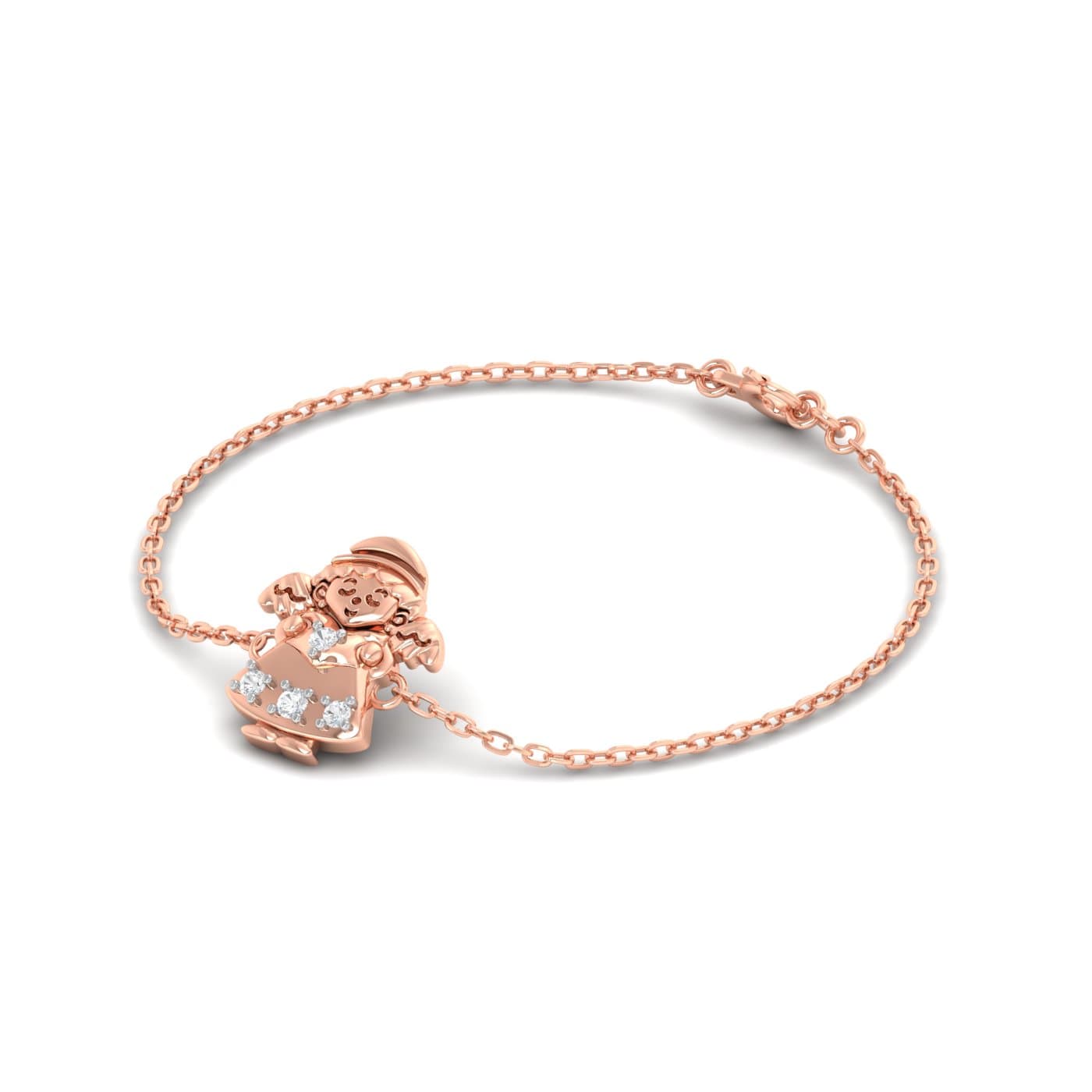 Angle Baby Gold Bracelet