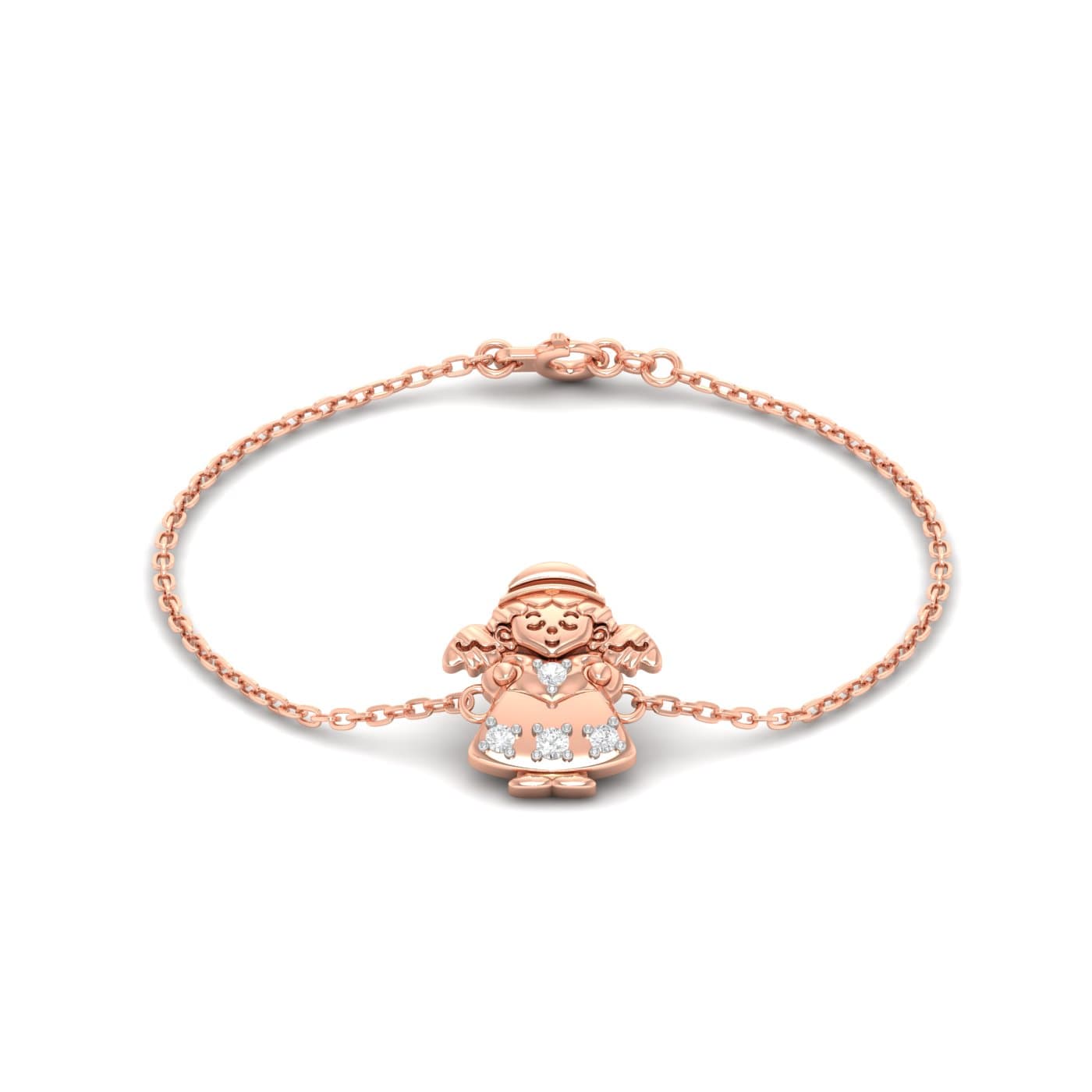 Angle Baby Gold Bracelet