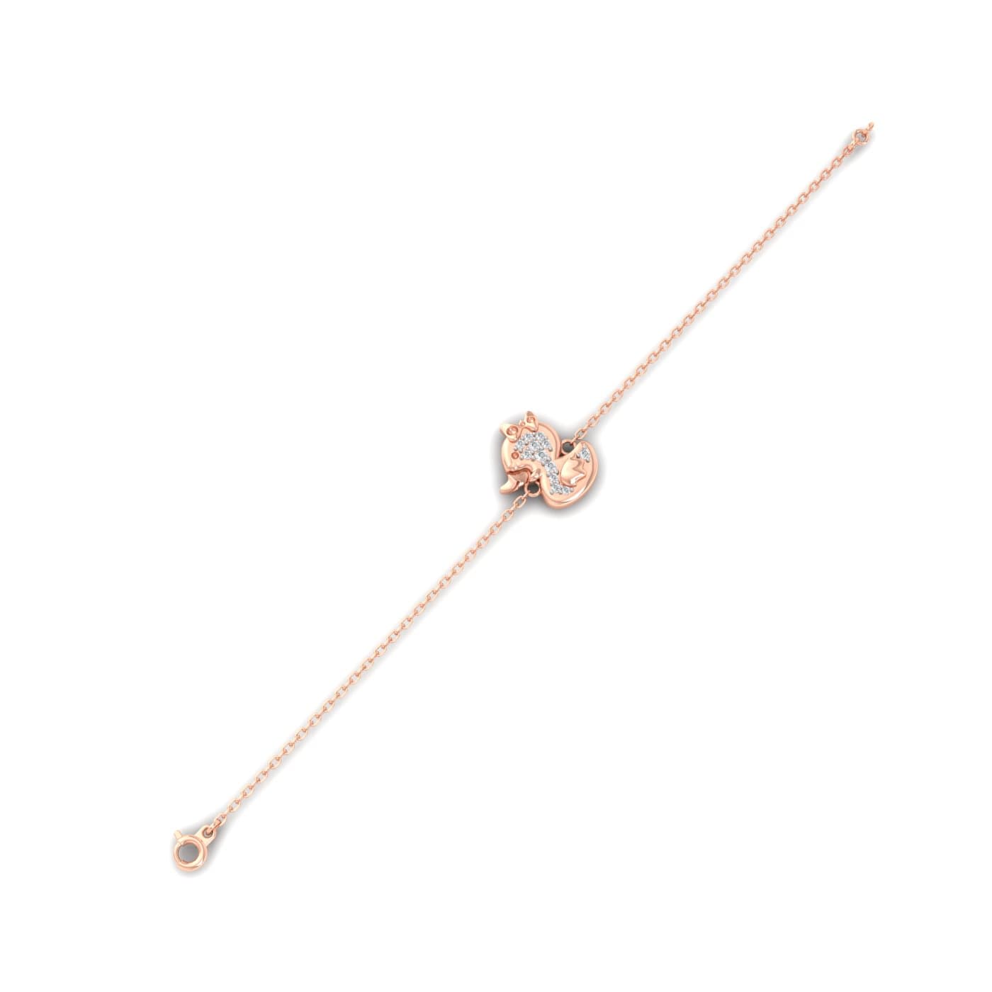Cute Baby Duck Gold Bracelet