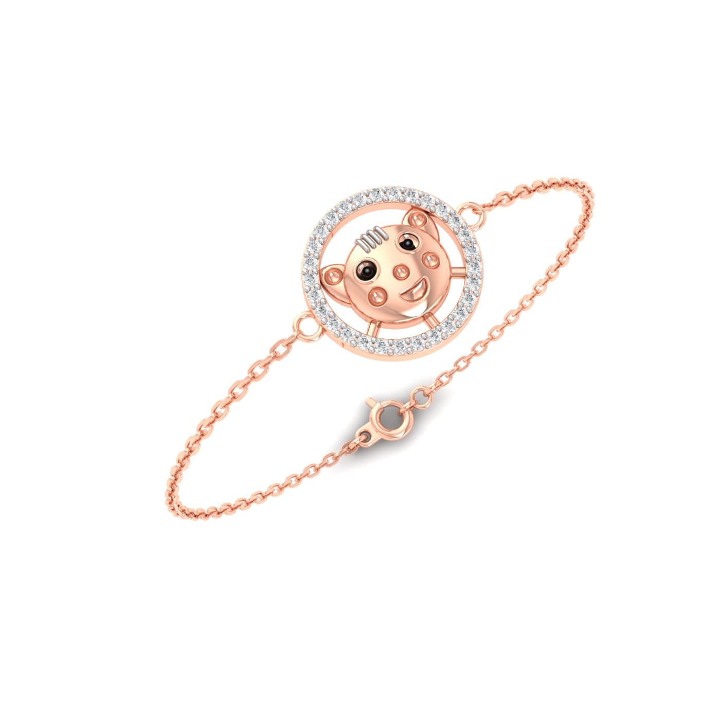 Little Mice Kids Gold Bracelet