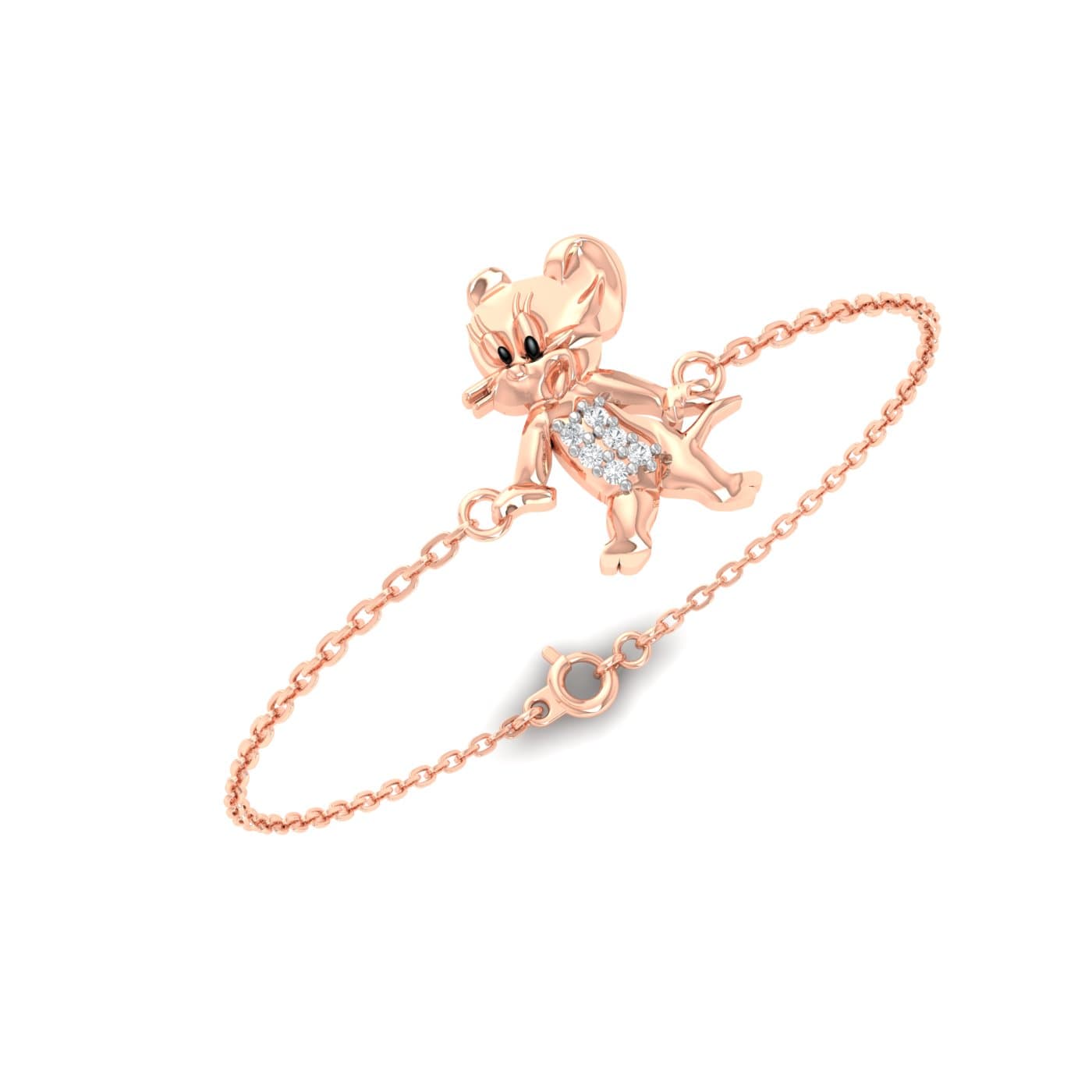 Jerry Diamond Gold Kids Bracelet