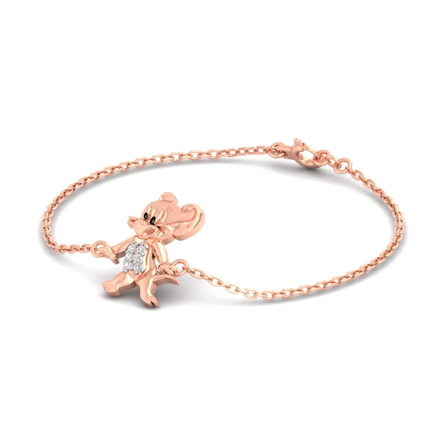 Jerry Diamond Gold Kids Bracelet