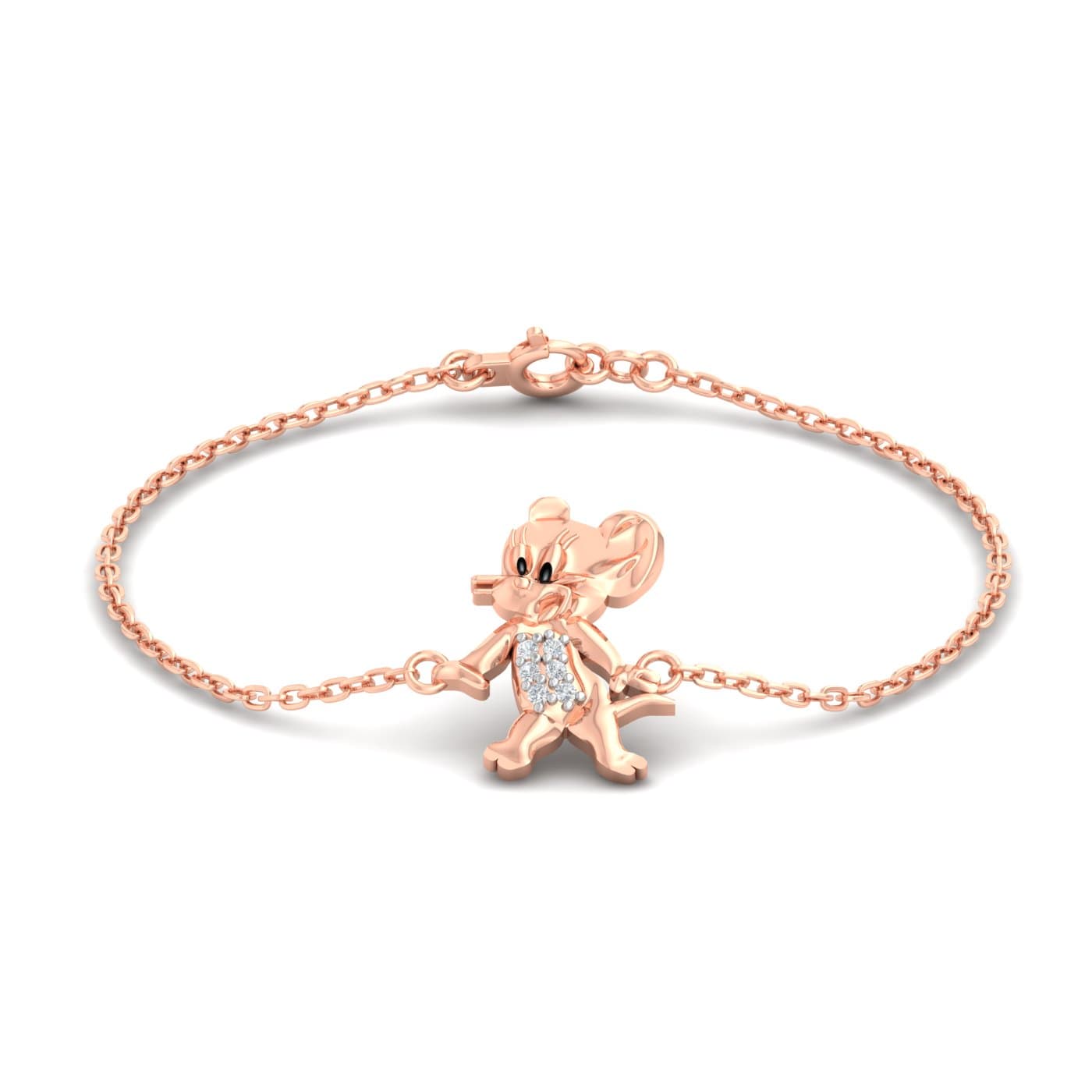 Jerry Diamond Gold Kids Bracelet