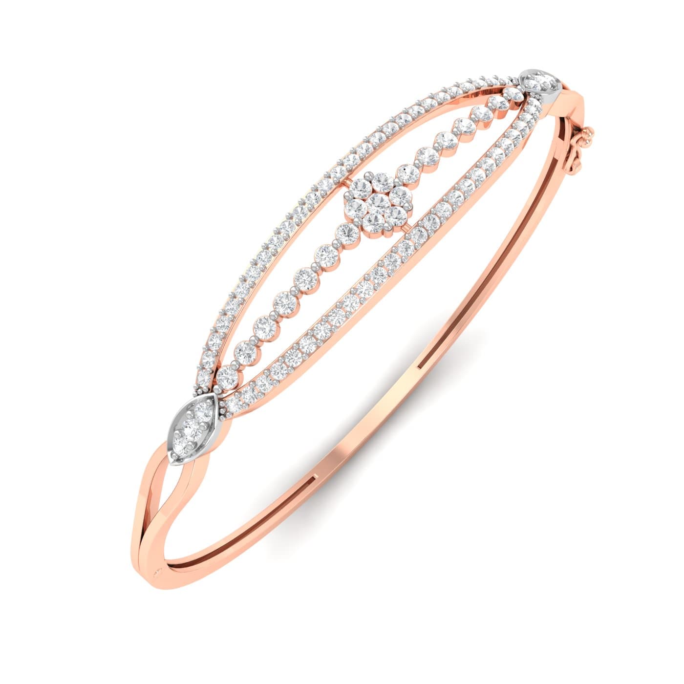 Three Layer Diamond Bracelet