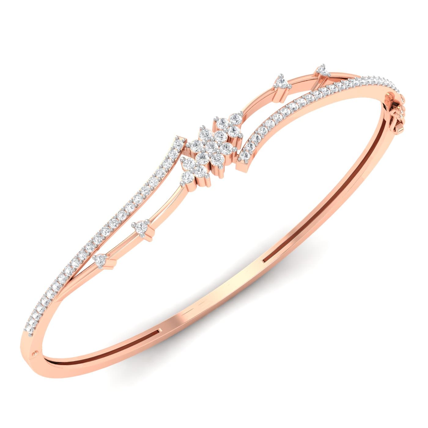 Tuberose Diamond Bracelet
