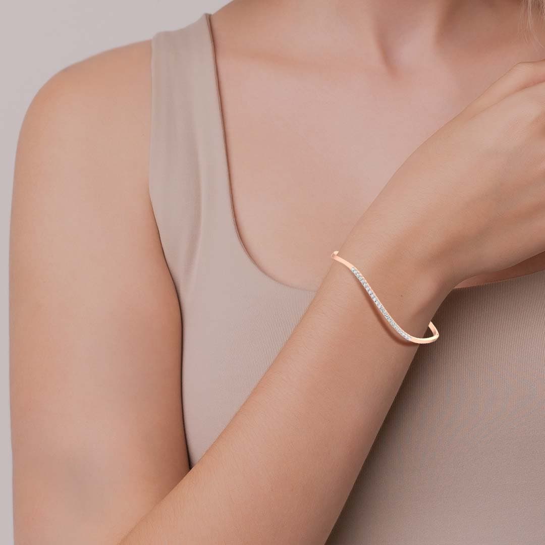 Wavy Diamond Bracelet