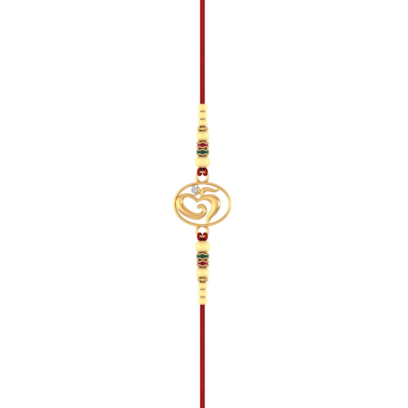 Om Gold Rakhi