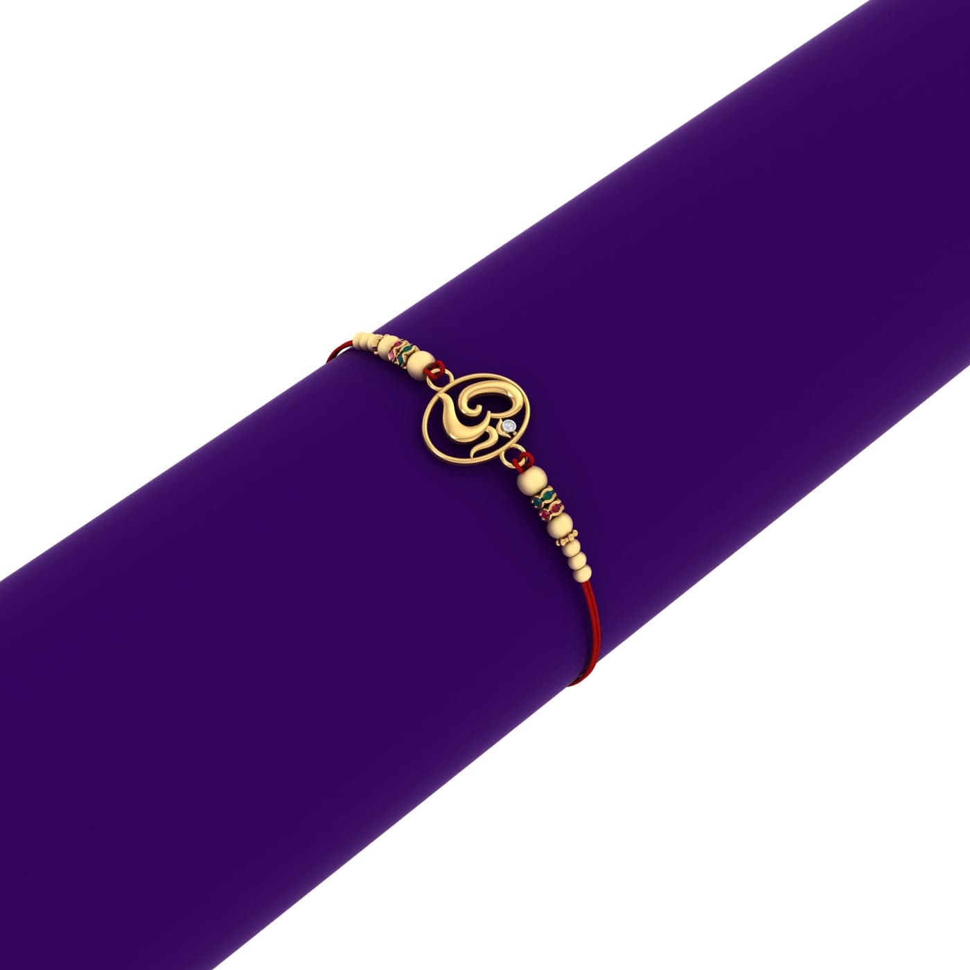 Om Gold Rakhi