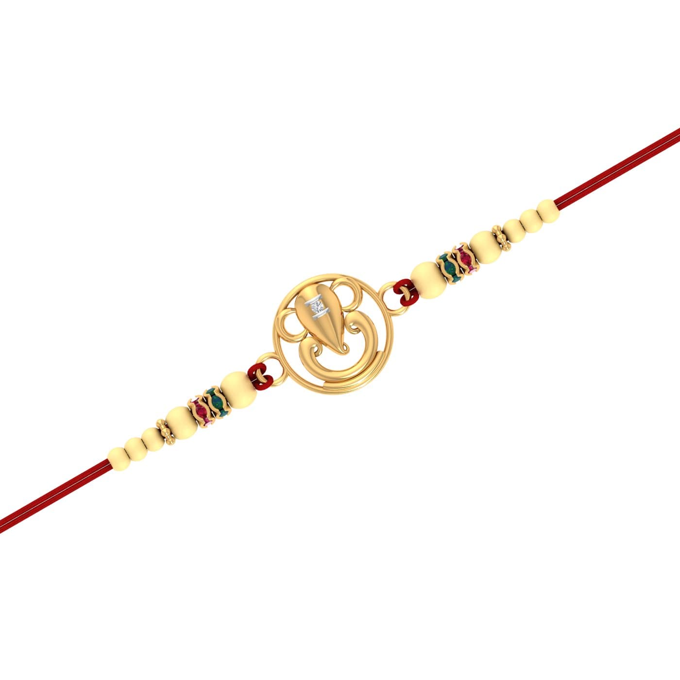 Bal Ganesh Gold Rakhi