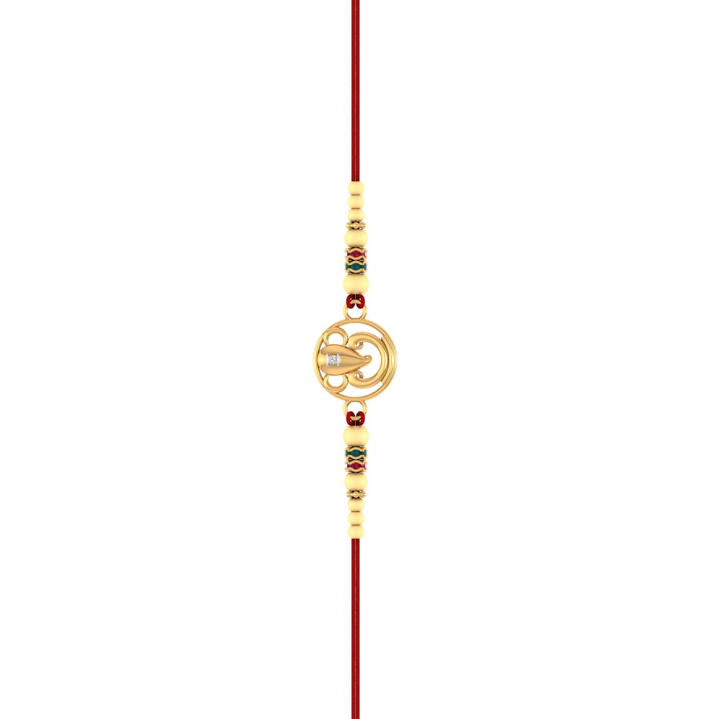 Bal Ganesh Gold Rakhi