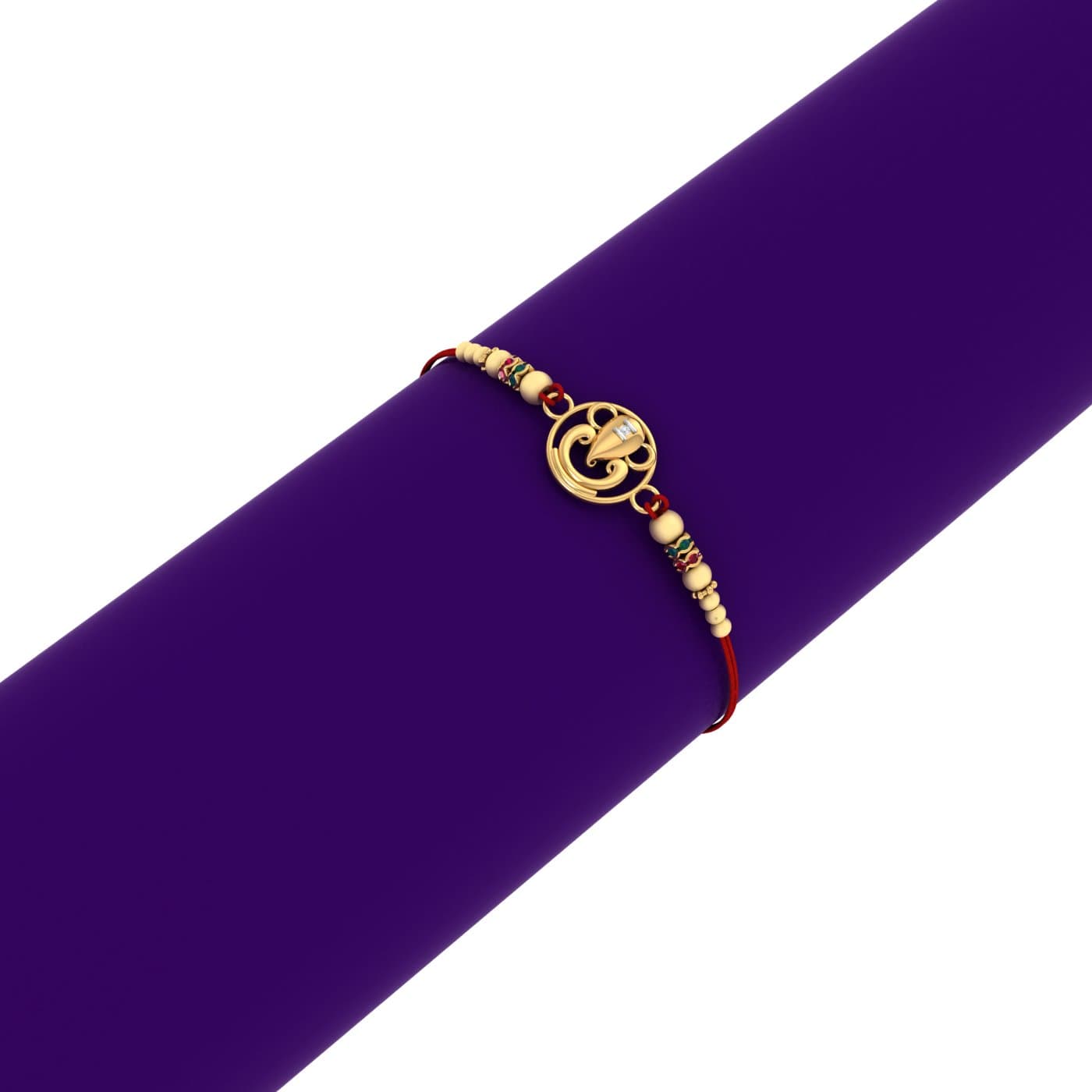 Bal Ganesh Gold Rakhi