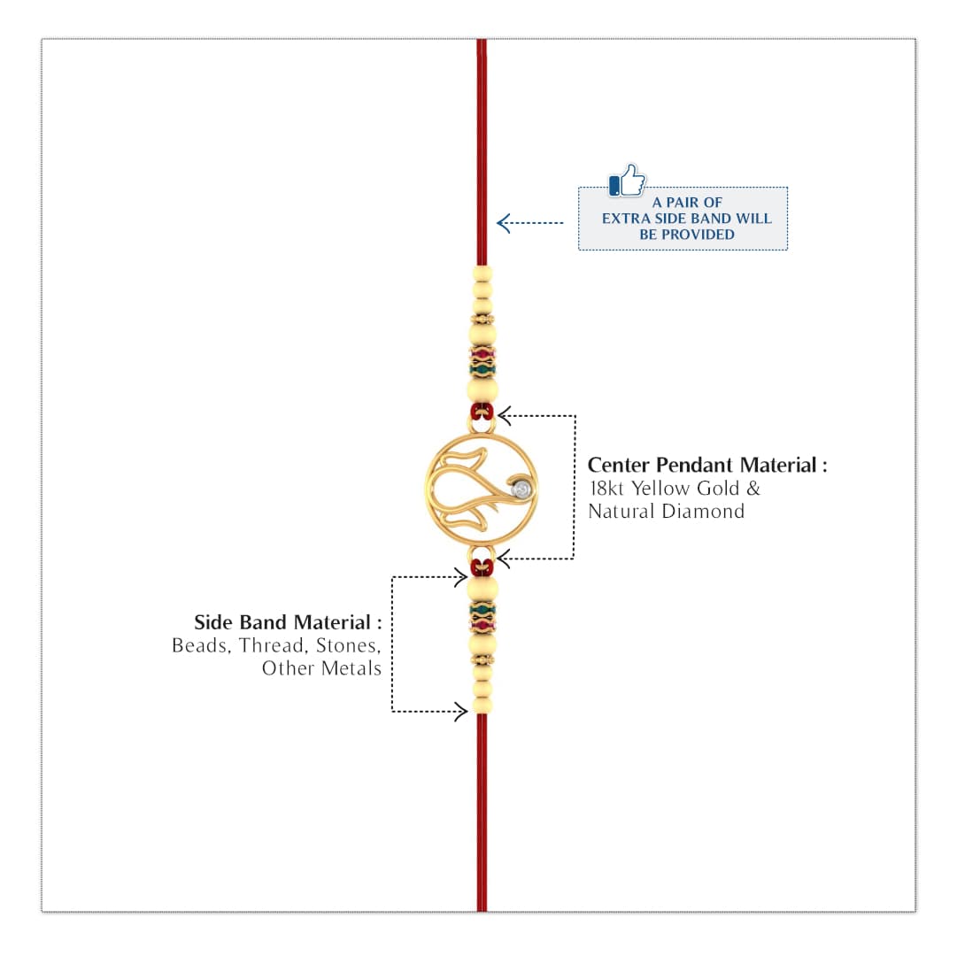 Avaneesh Gold Rakhi