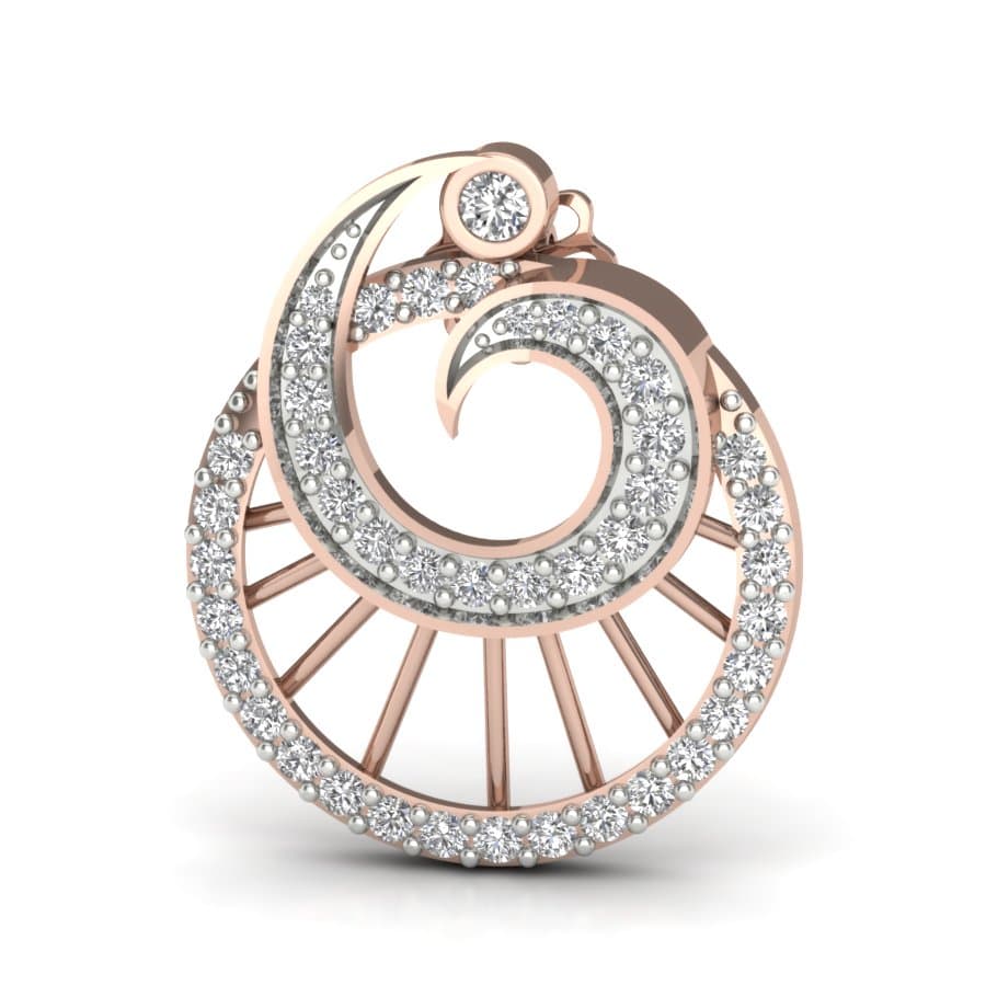 Classical Round Diamond Earrings