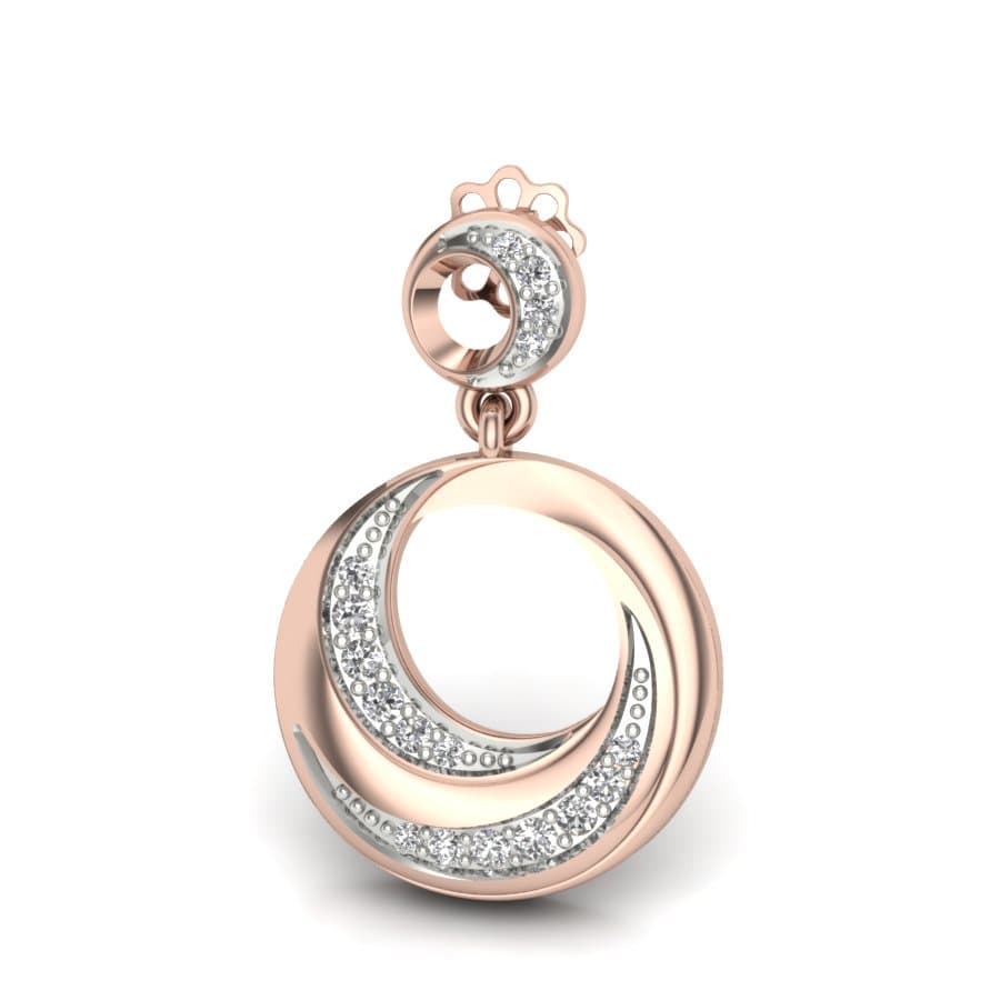 Duo Circle Twisted Earrings