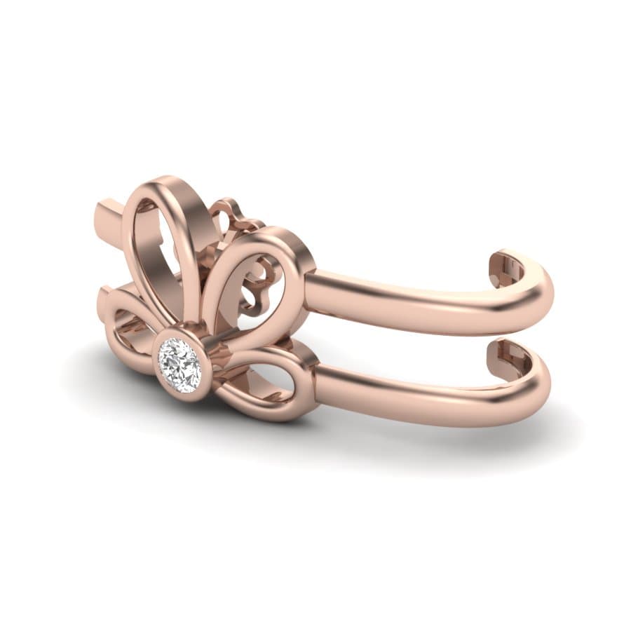 Classic Four Fleur Diamond Earrings