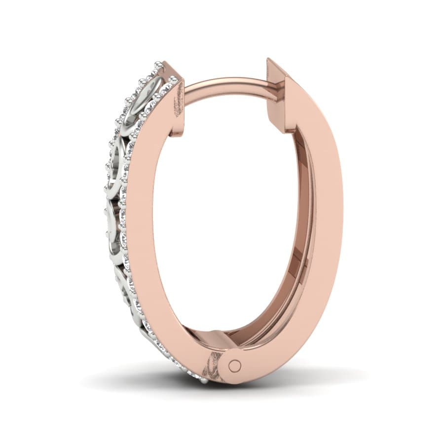 Leena Diamond Hoop Earrings