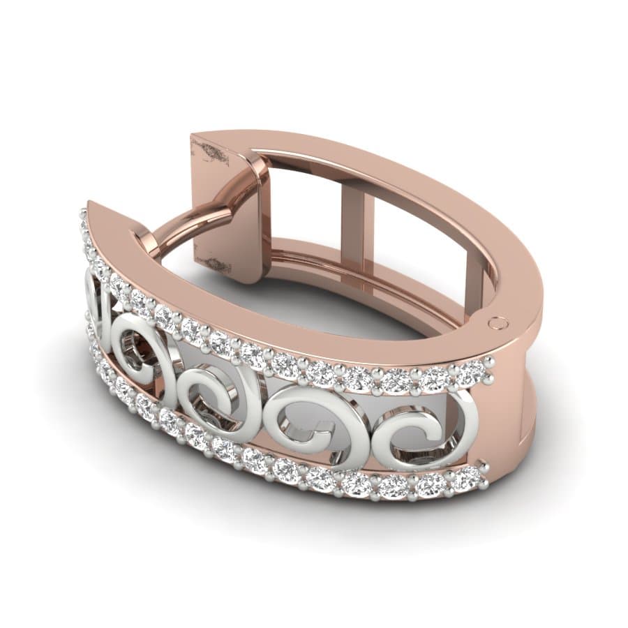Leena Diamond Hoop Earrings