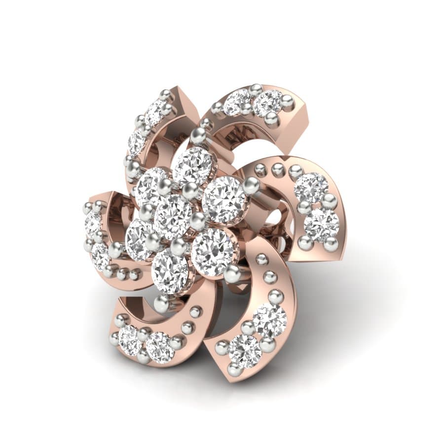 Dazzling Wind Diamond Earrings