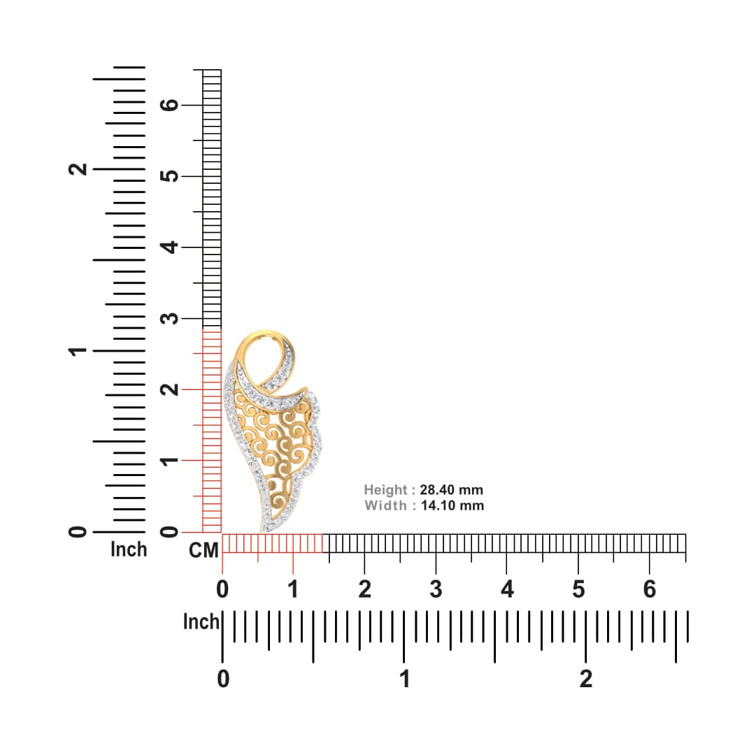 Cutout Fleur Diamond Earrings