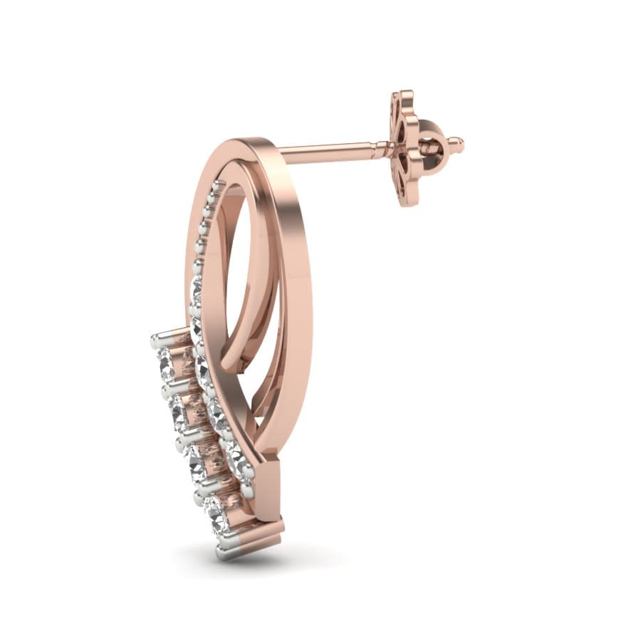 The Cable Diamond Earrings