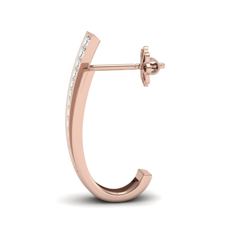 Classic Linear Diamond Earrings