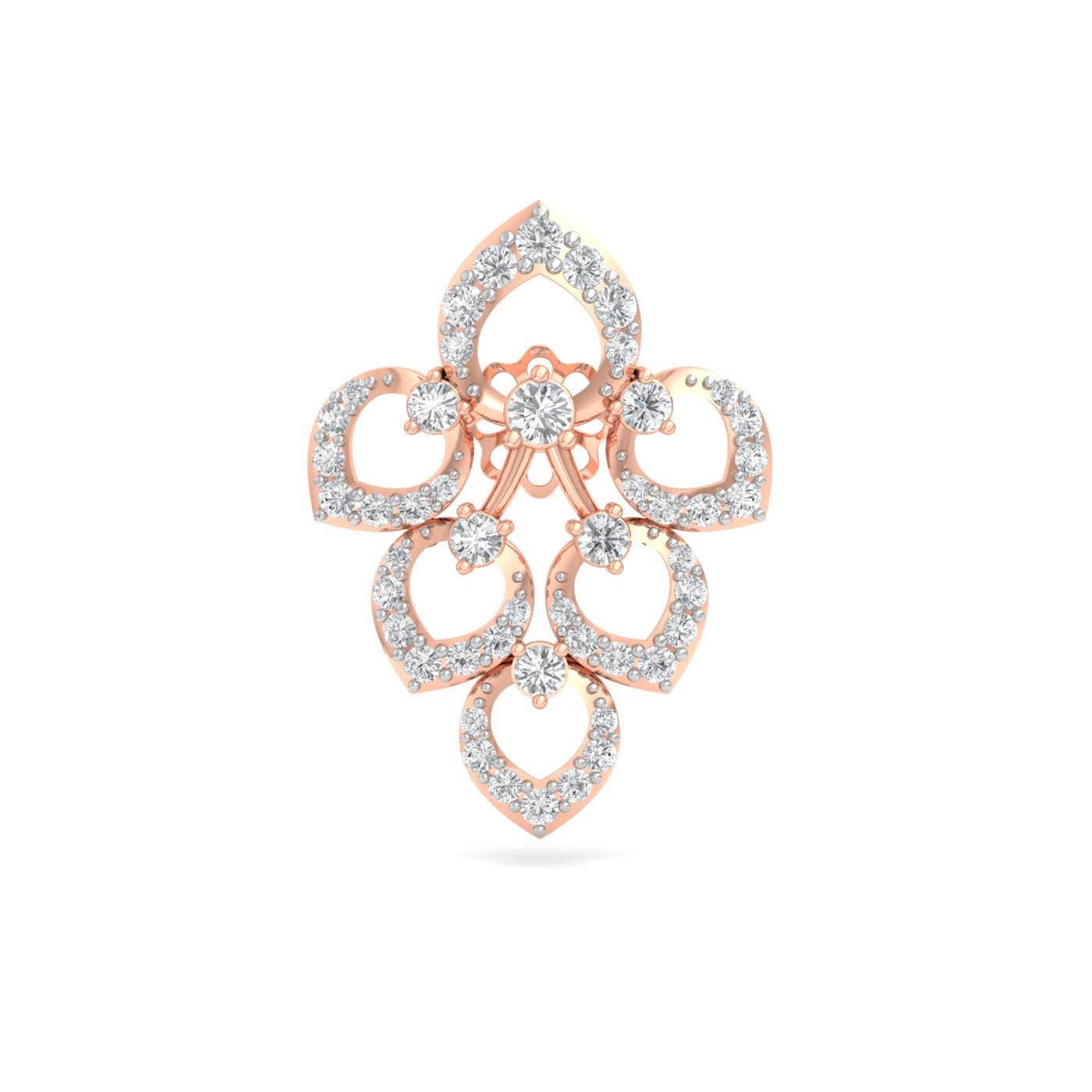 Feuille Diamond Earrings