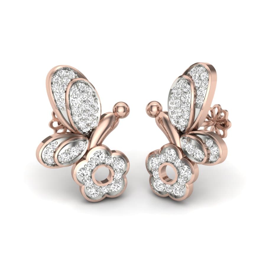 Butterfly Diamond Earrings